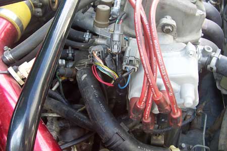 Ignition and tach connections