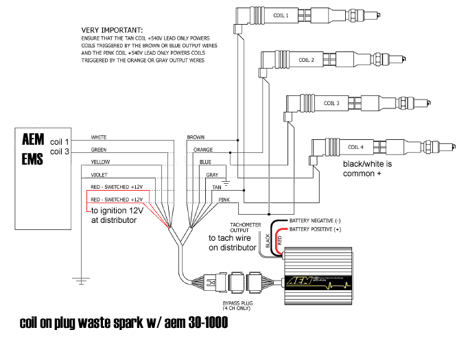 coil-on-plug waste spark wiring diagram