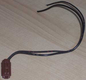 Honda single pin brown connector