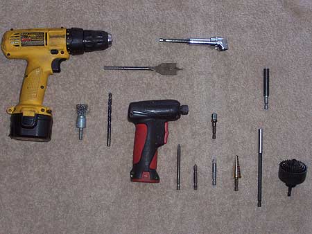 Cordless drill tools