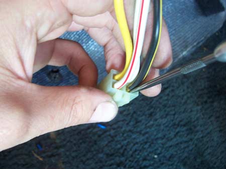 de-pin the ignition wire