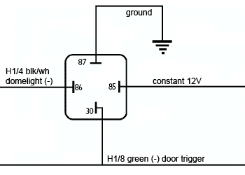domelight relay diagram