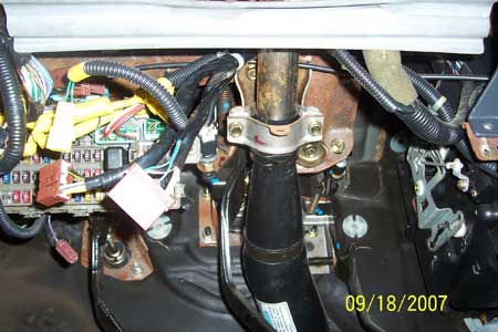 Re-route the ignition harness