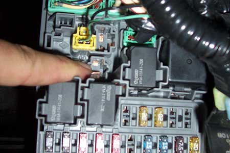 Fuse box output