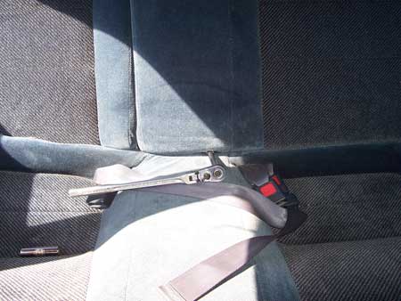 remove rear seat cushion