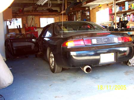 stealth alarm install on a Nissan 240SX