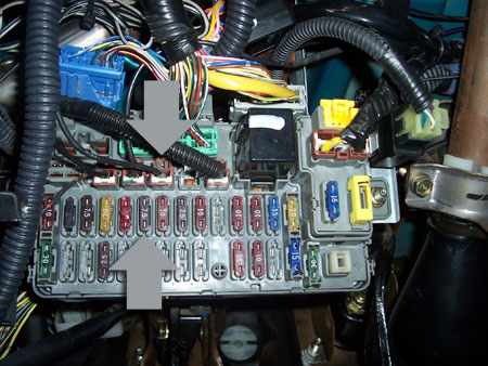 under dash fuse box